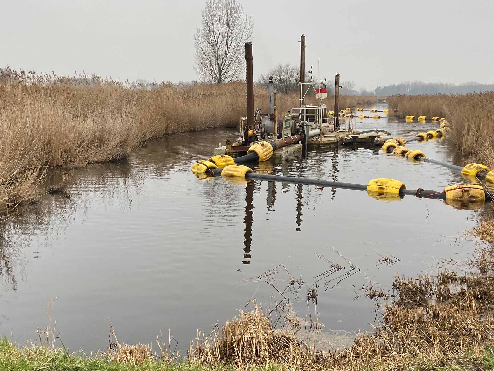 De Sint Kruiskreek bij Sint Kruis